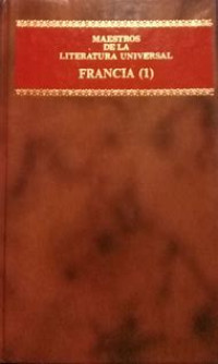 Image of Maestros de La Literatura Universal Francia 1 Tomo I