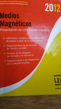 Image of Medios Magnéticos Presentación de Información Tributaria 2012