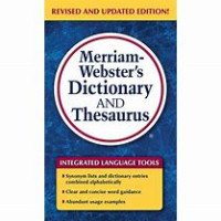 Image of Merriam Websters Dictionary and Thesaurus