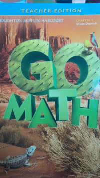Image of Teacher Edition Go Math Chapter 5 Divide Decimals