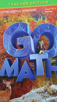 Image of Teacher Edition Go Math Chapter 5 Percents